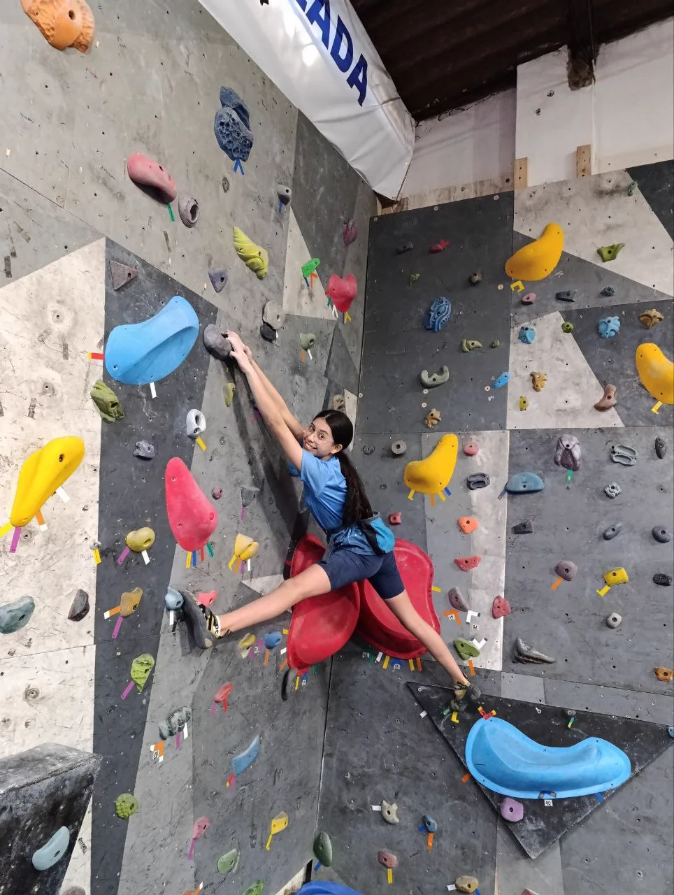 Allegra Hurtado en la Copa Top Rock