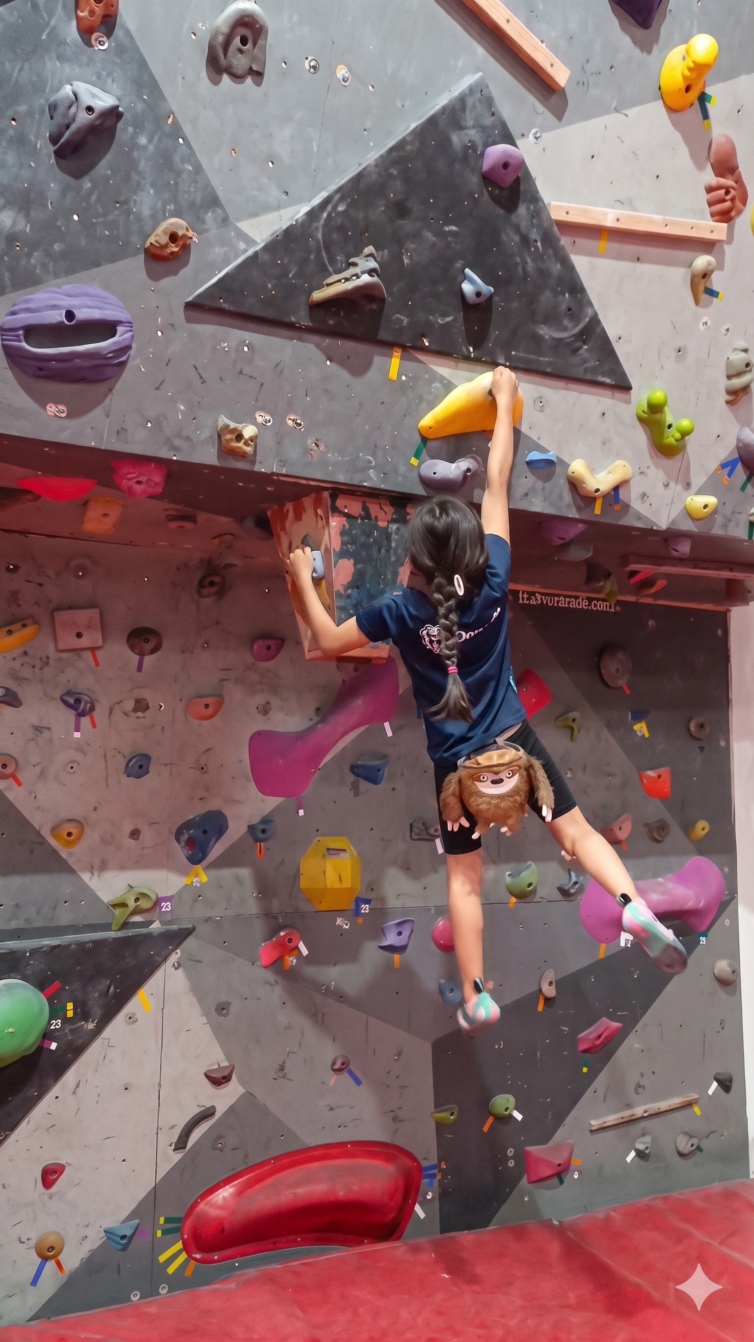 Escalando durante la competencia